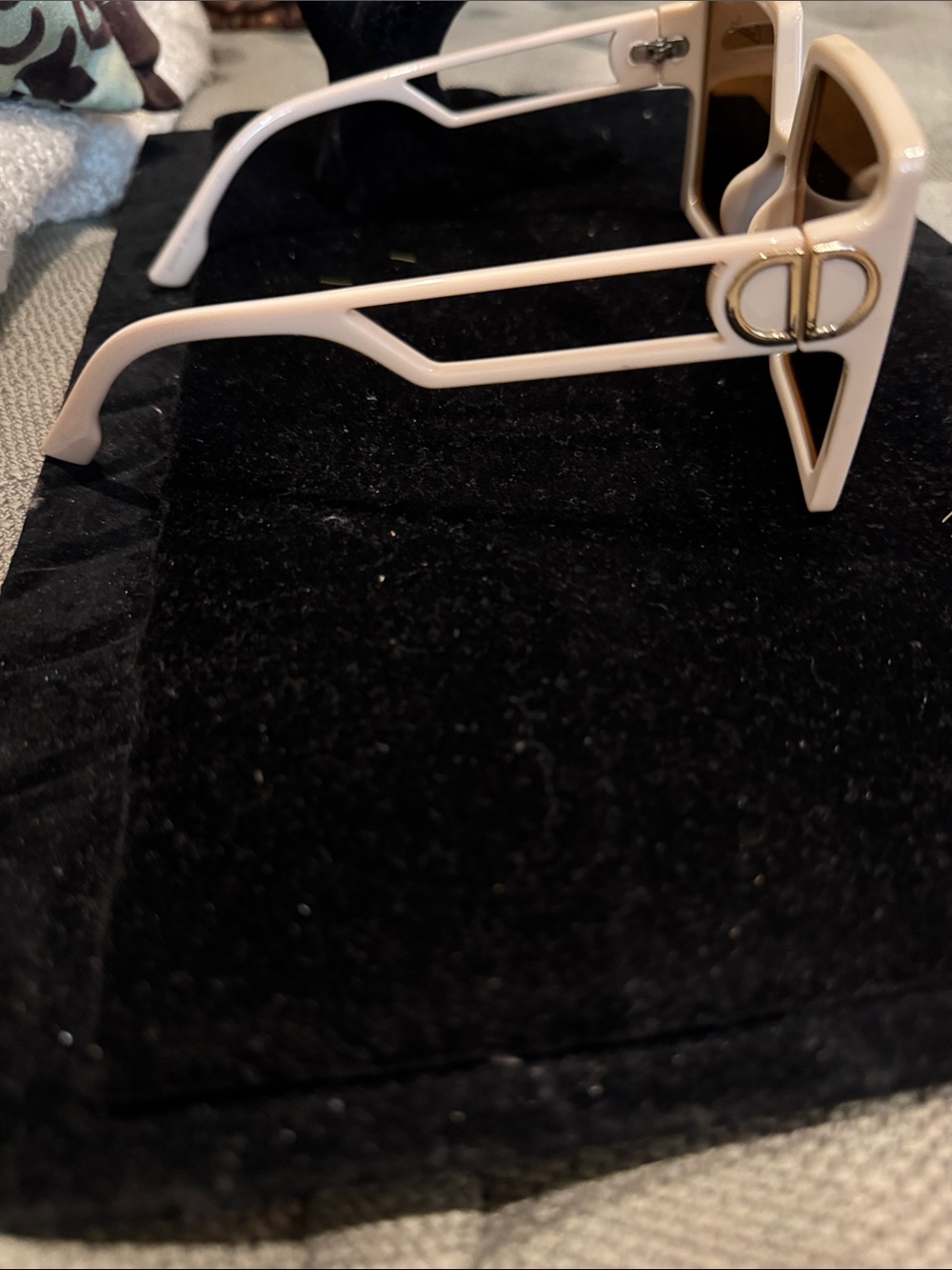 Christian Dior Bone  & Gold Cool Design Frame Sunglasses - Picture 2 of 4